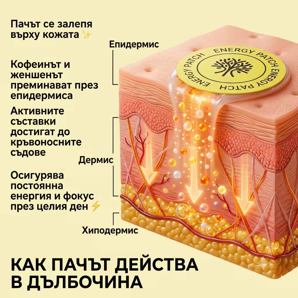 Пачове за енергия и концентрация